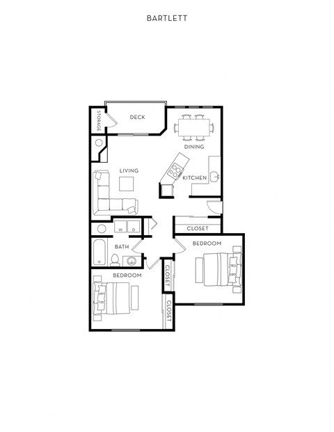 Orchard Ridge Apartments Bartlett Renovated Floor Plan
